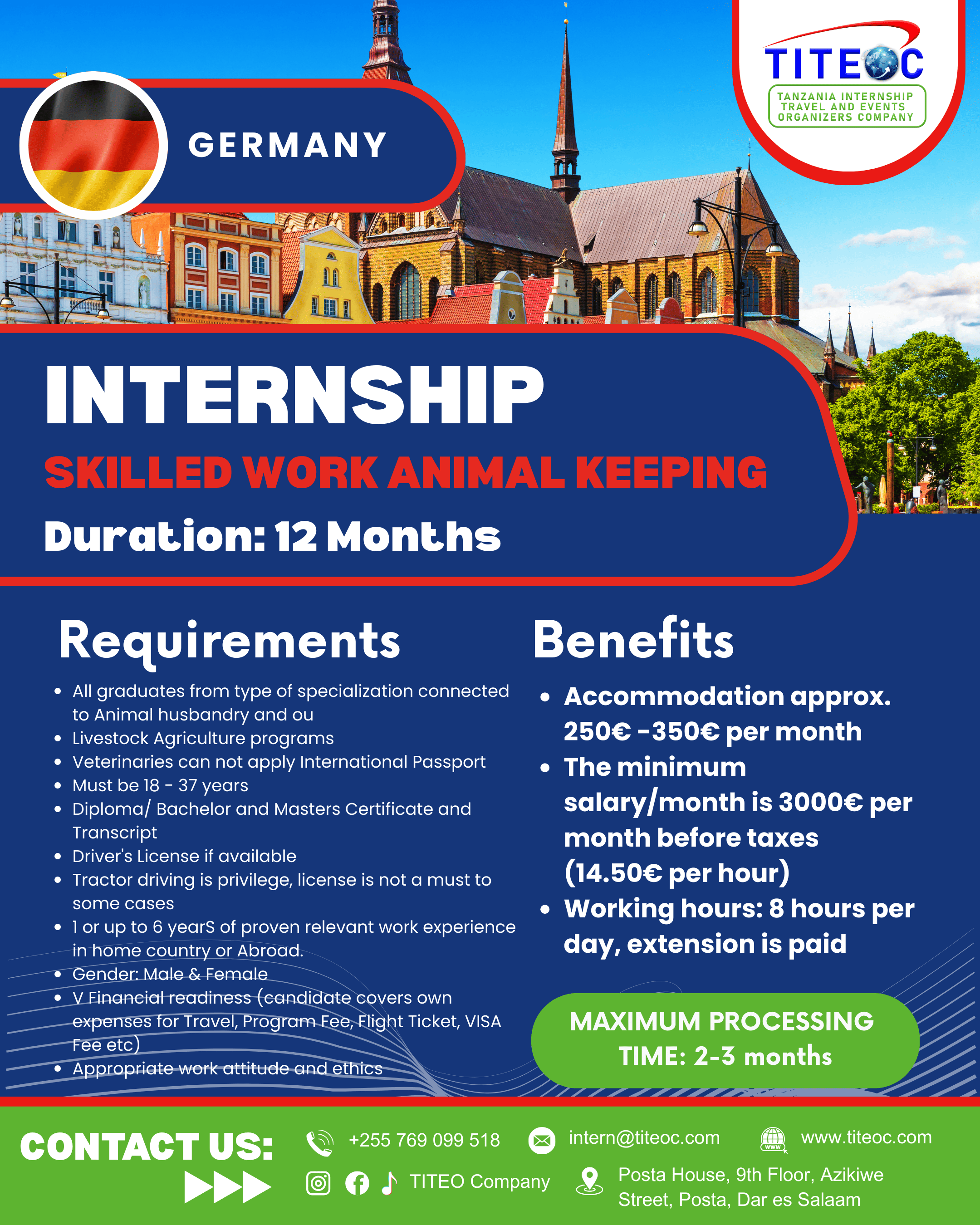 Skilled Work Animal Keeping - Germany