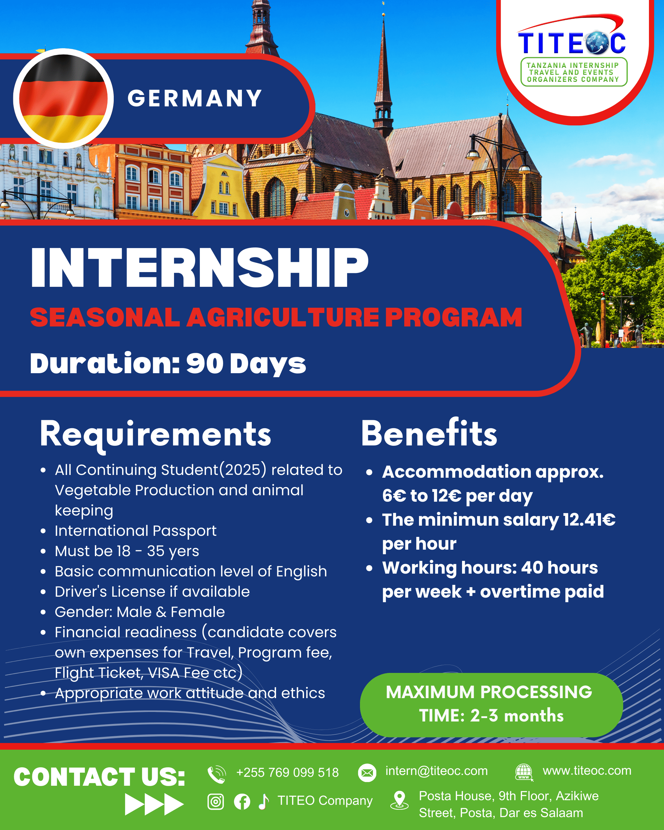 Seasonal Agriculture Program - Germany