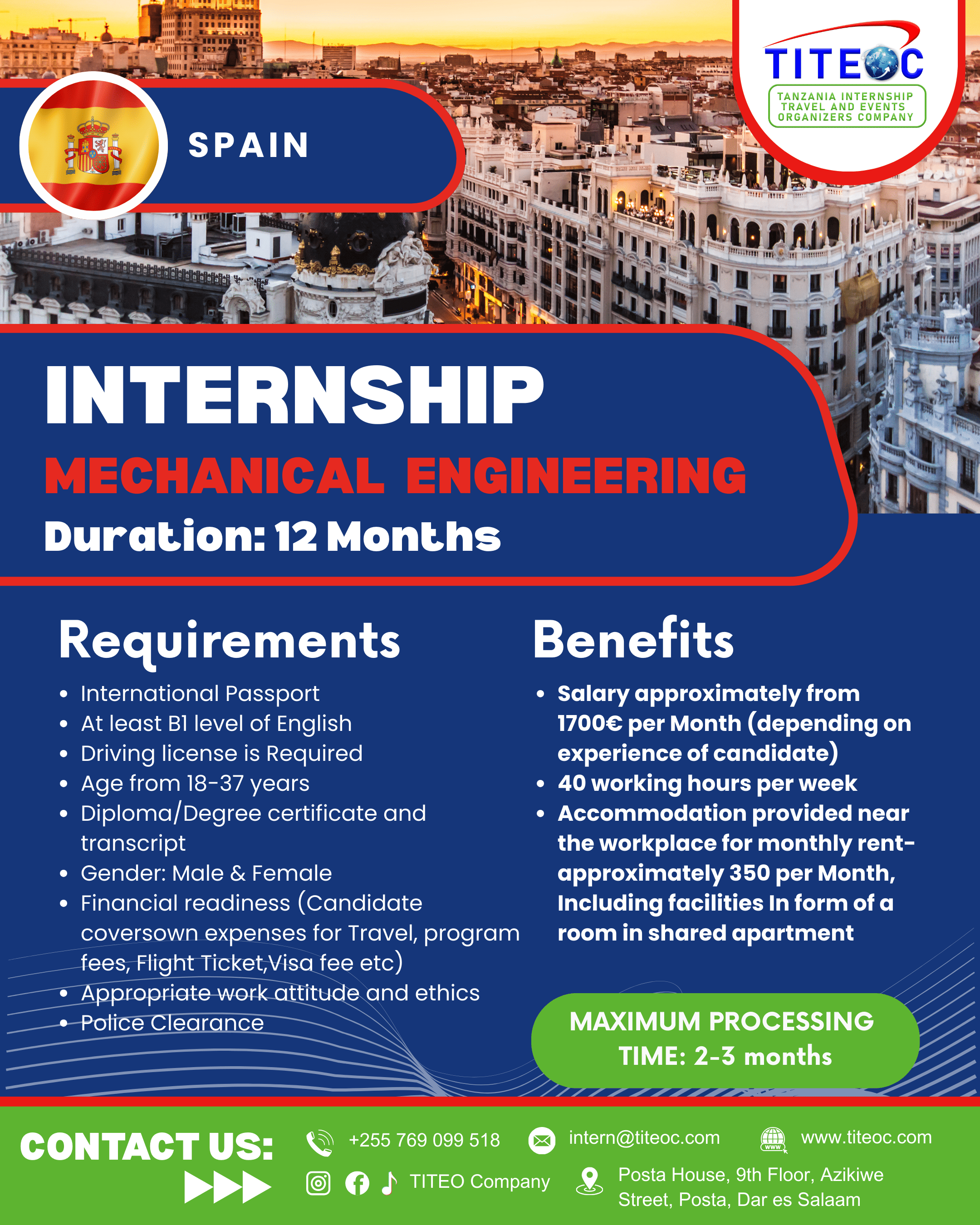 Mechanical Engineering - Spain